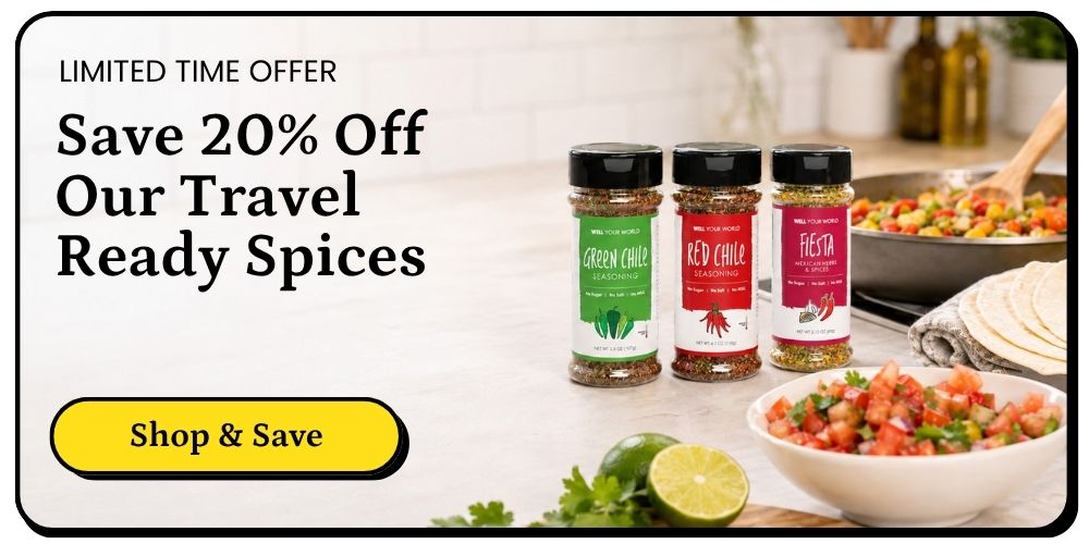 20% Off Travel Ready Seasonings