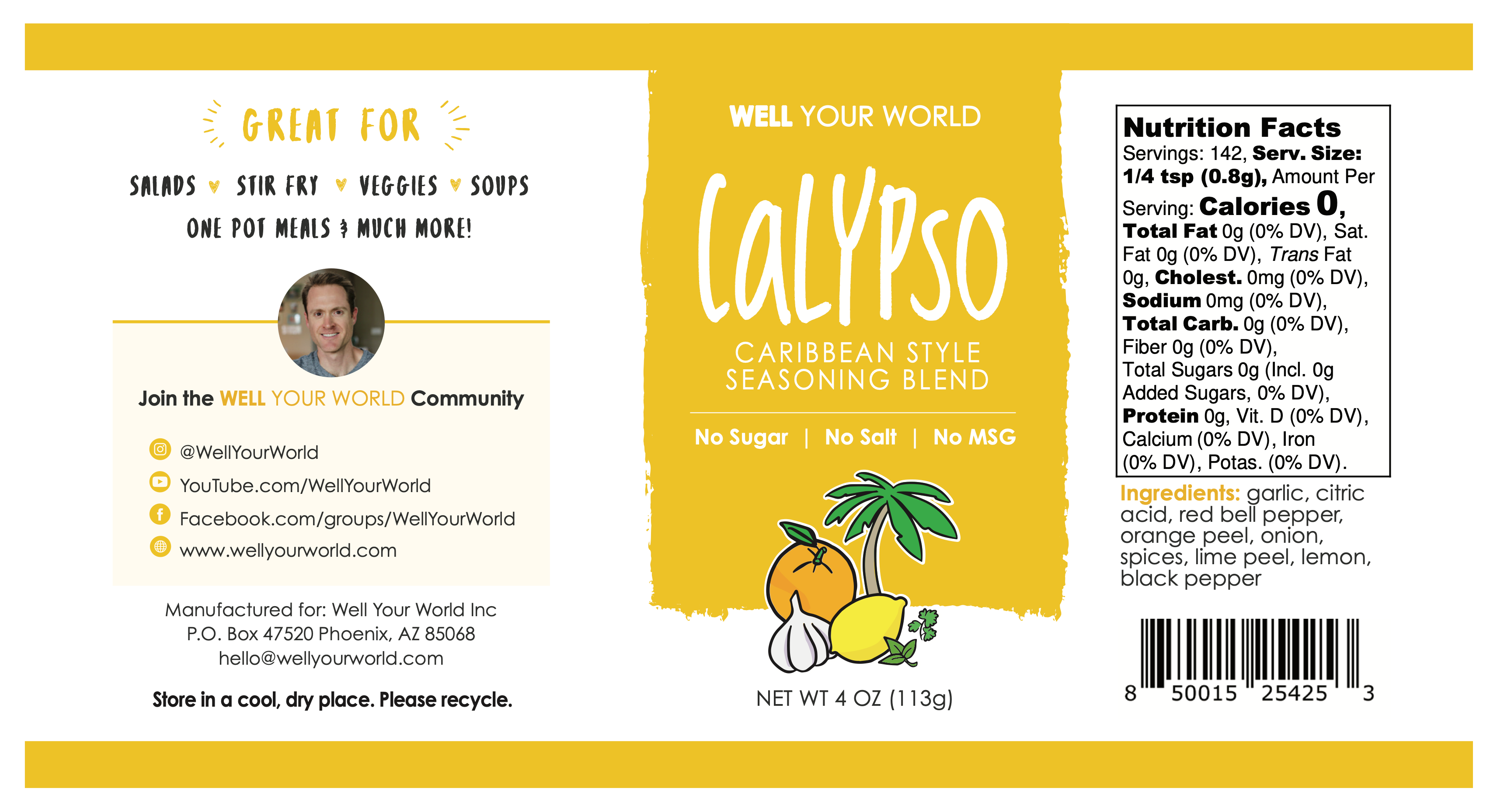 Sunshine Seasoning Bundle 20% Off (Calypso, Lemon Pepper, Chili Lime)