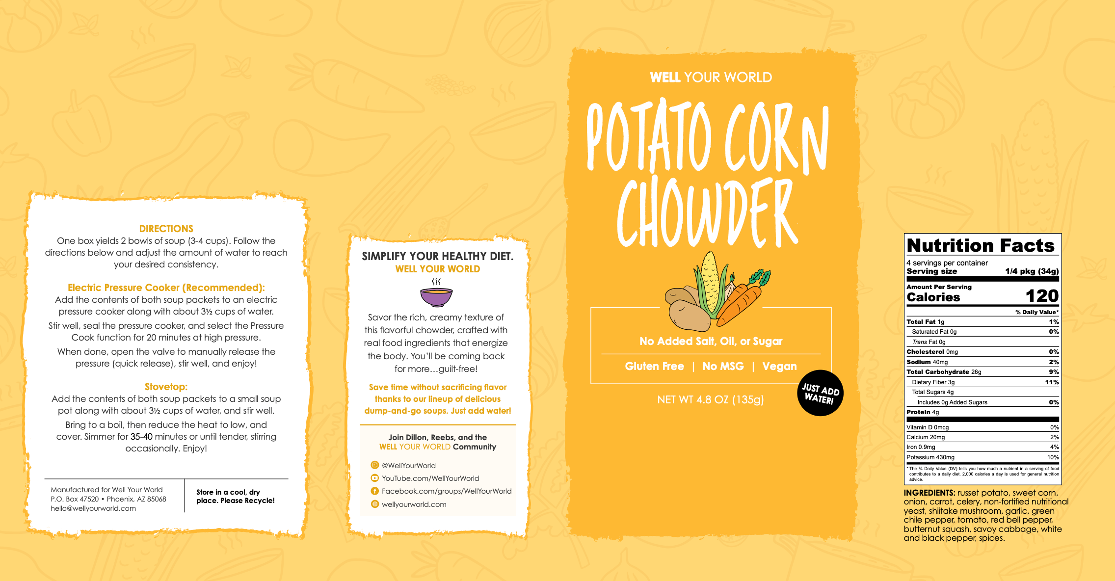NEW Potato Corn Chowder