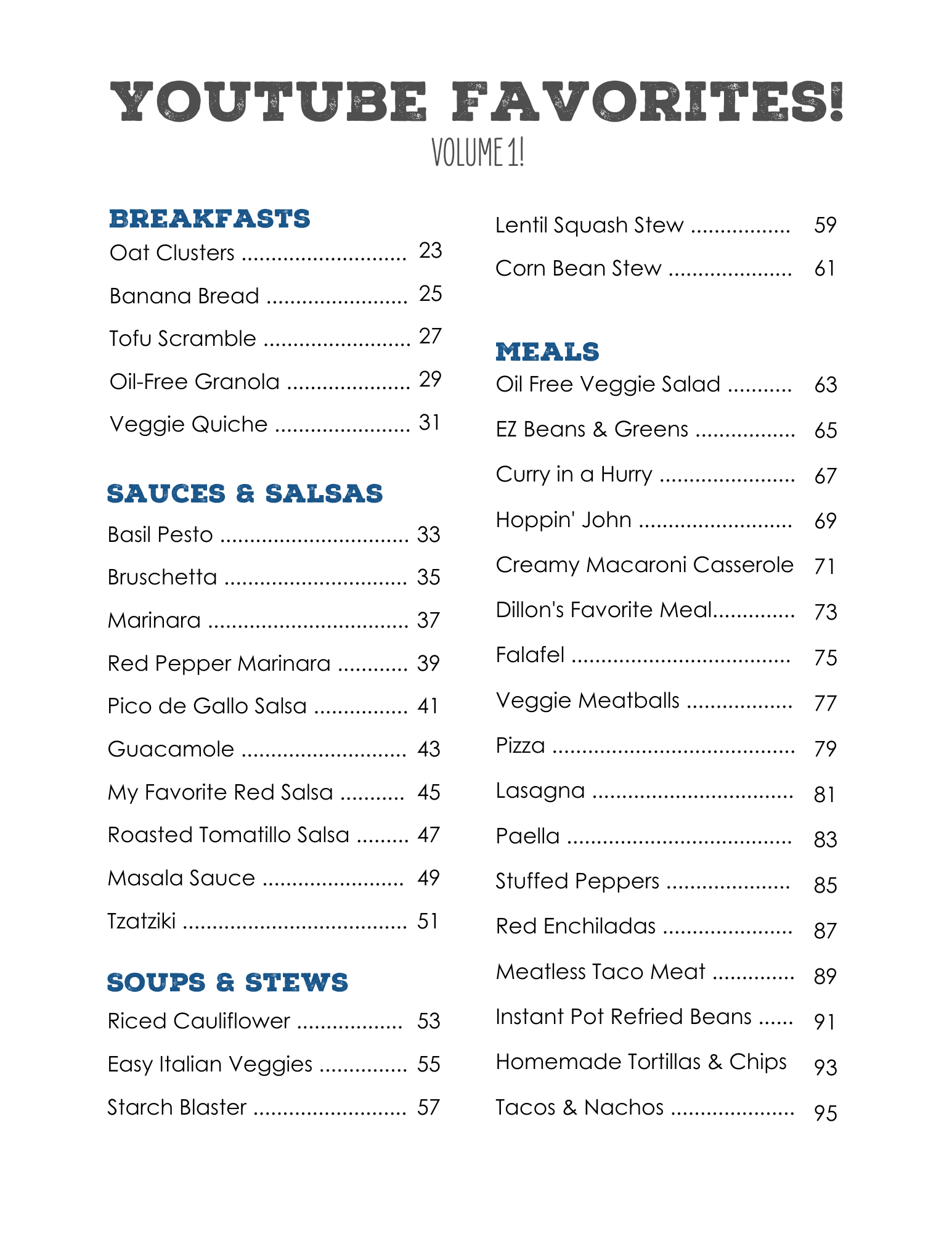 Complete 6 Cookbook Bundle - Paperback & Digital