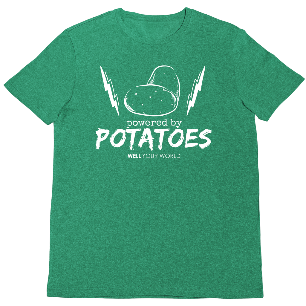 Powered By Potatoes Unisex T-Shirt