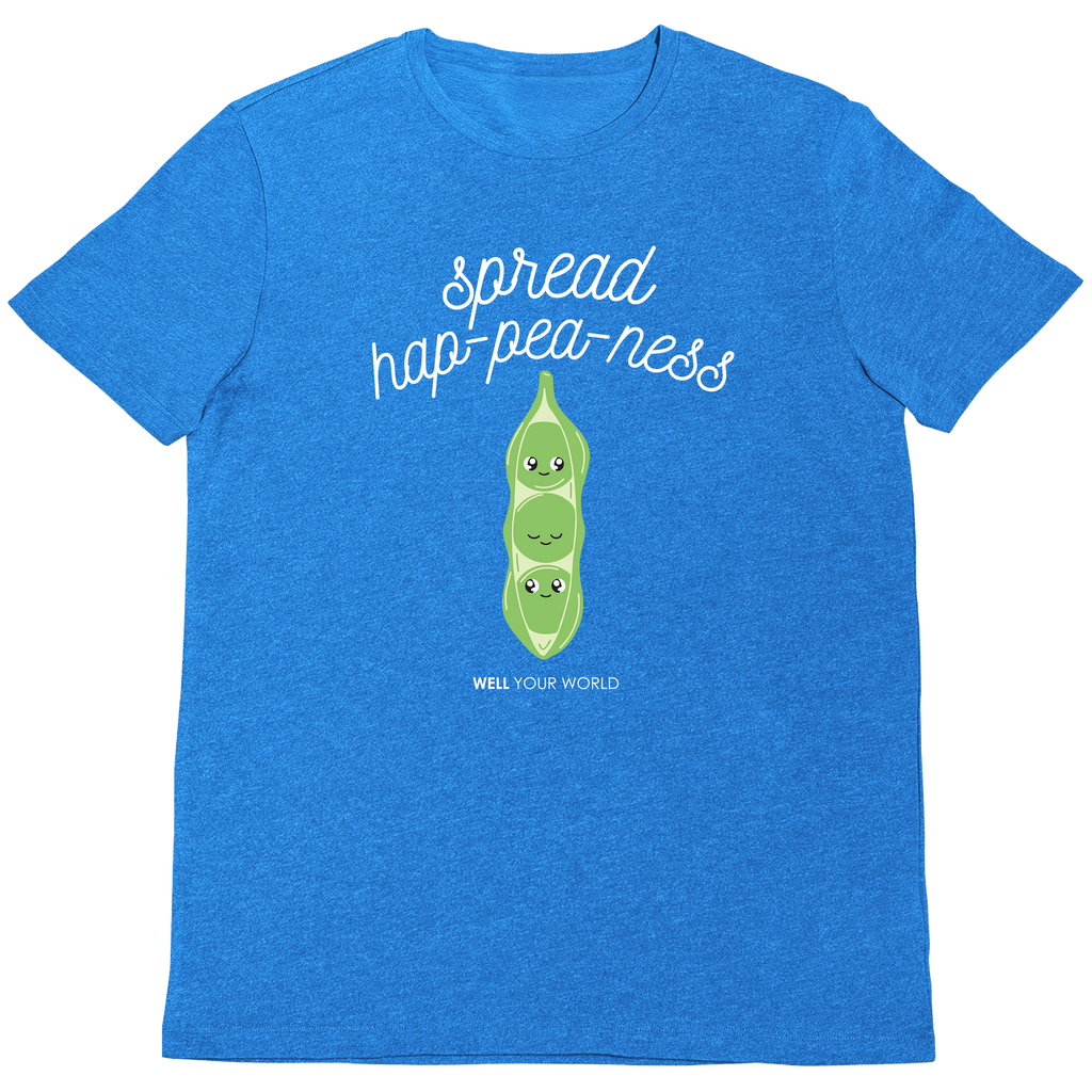 melodrama fredelig Stolpe Spread Hap-pea-ness Unisex T-Shirt | Well Your World