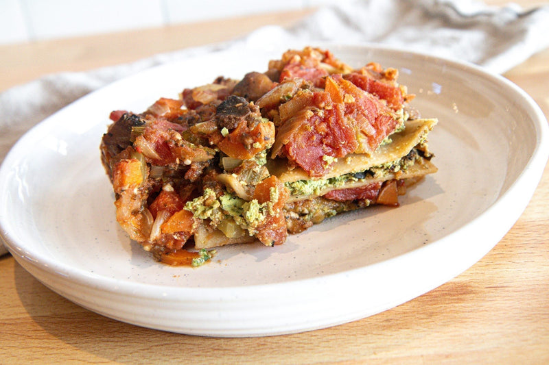 Tofu Ricotta Lasagna