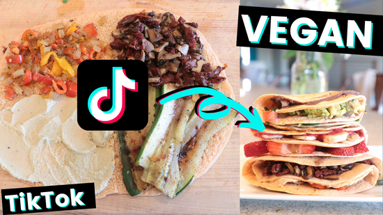 Healthy Veganized TikTok TORTILLA Hack!