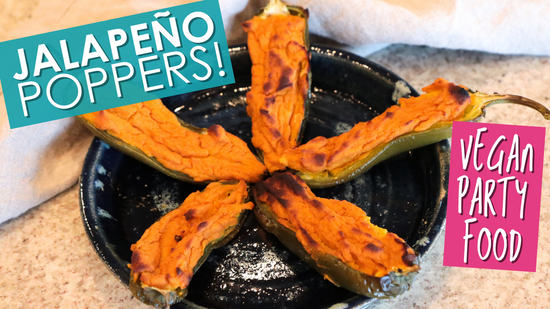 Holy HEALTHY Jalapeño Poppers, Batman! | Vegan Oil Free