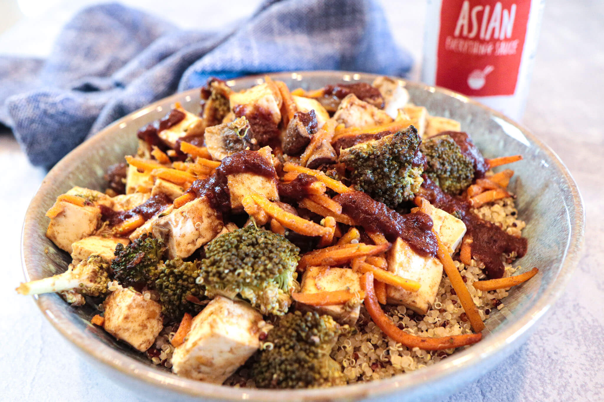 Asian Tofu Sheet Pan