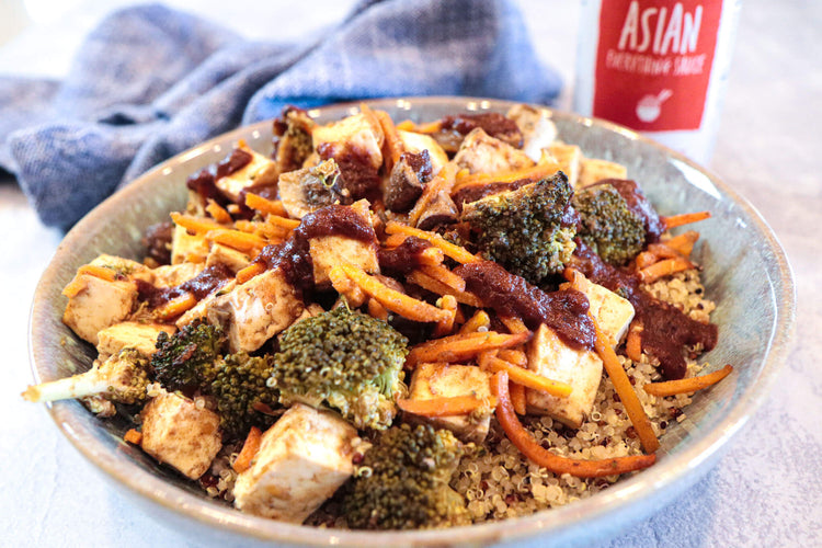 Asian Tofu Sheet Pan