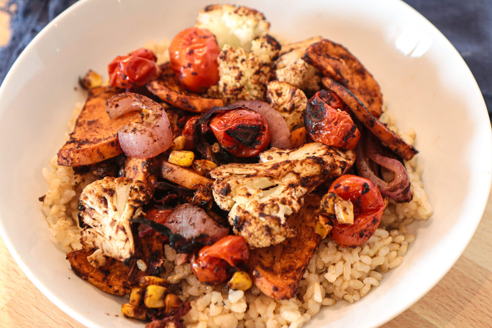 BBQ Sweet Potato Sheet Pan Image