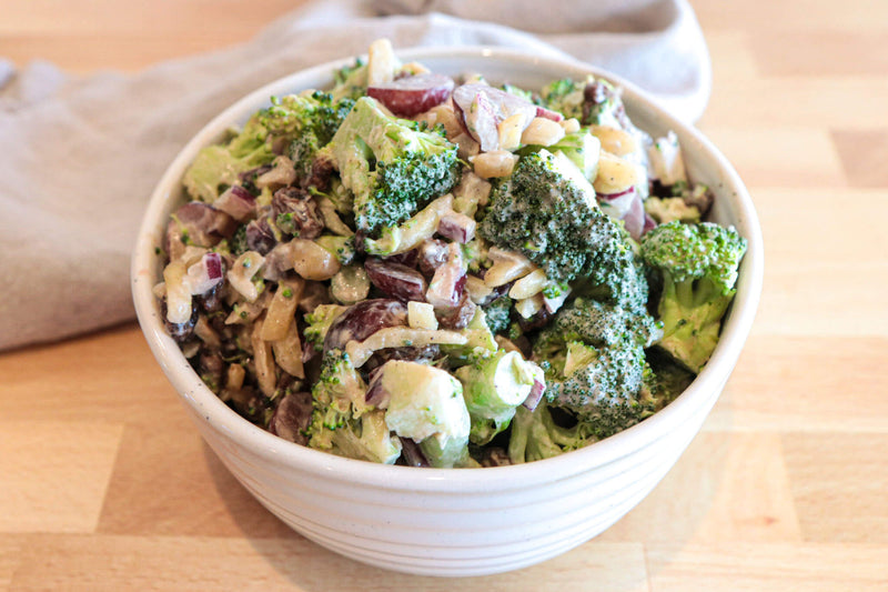 Creamy Chopped Broccoli Salad