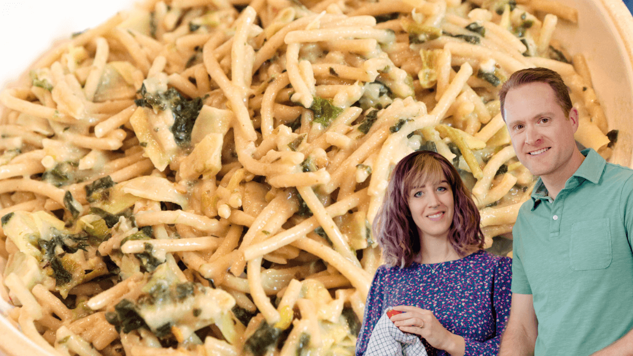 Weeknight Pasta Using Hummus