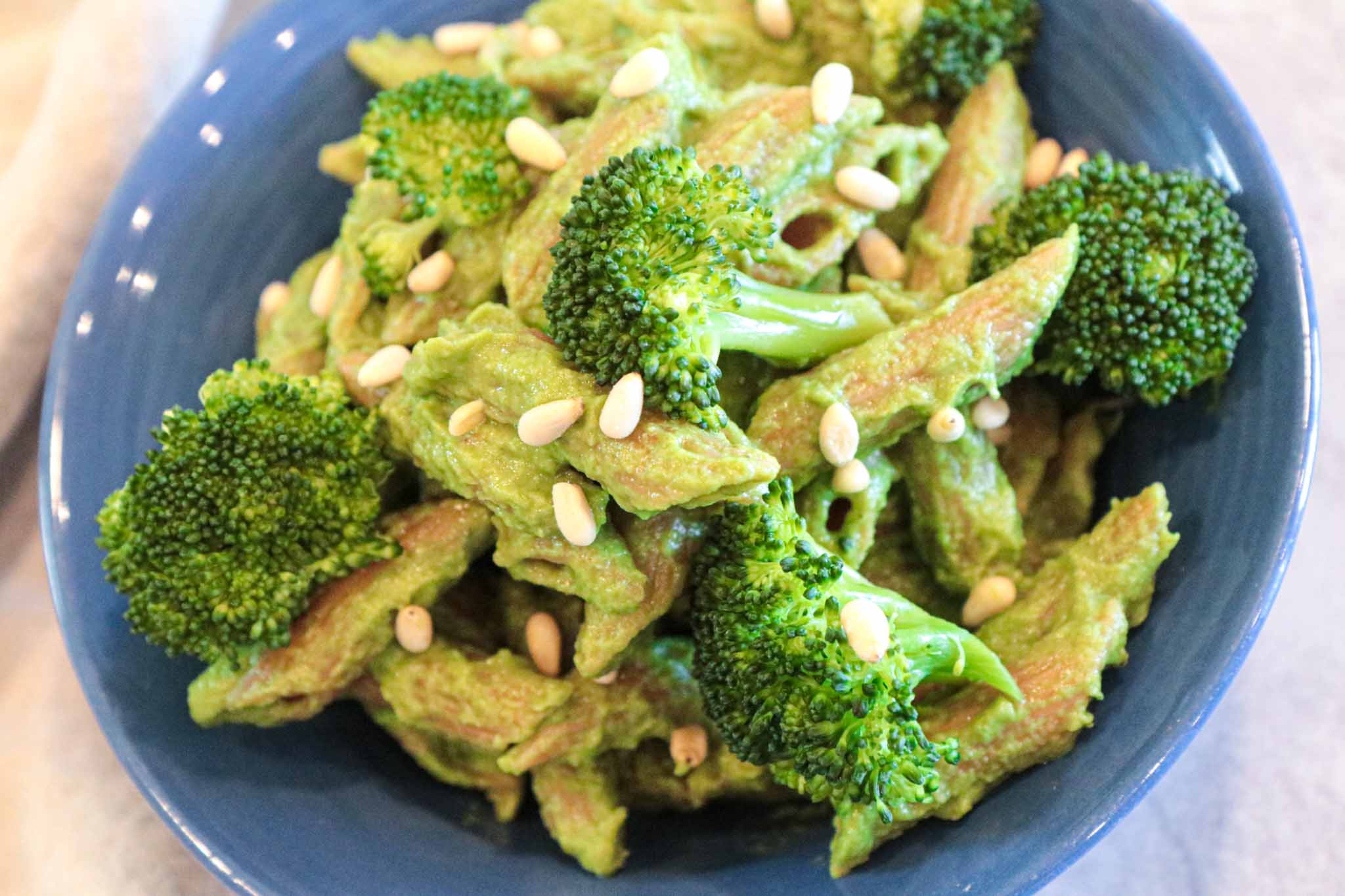 Creamy Brocoli Pesto Pasta