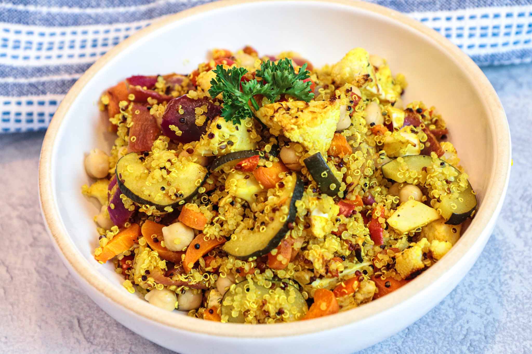 Sheet Pan Veggie Salad Image
