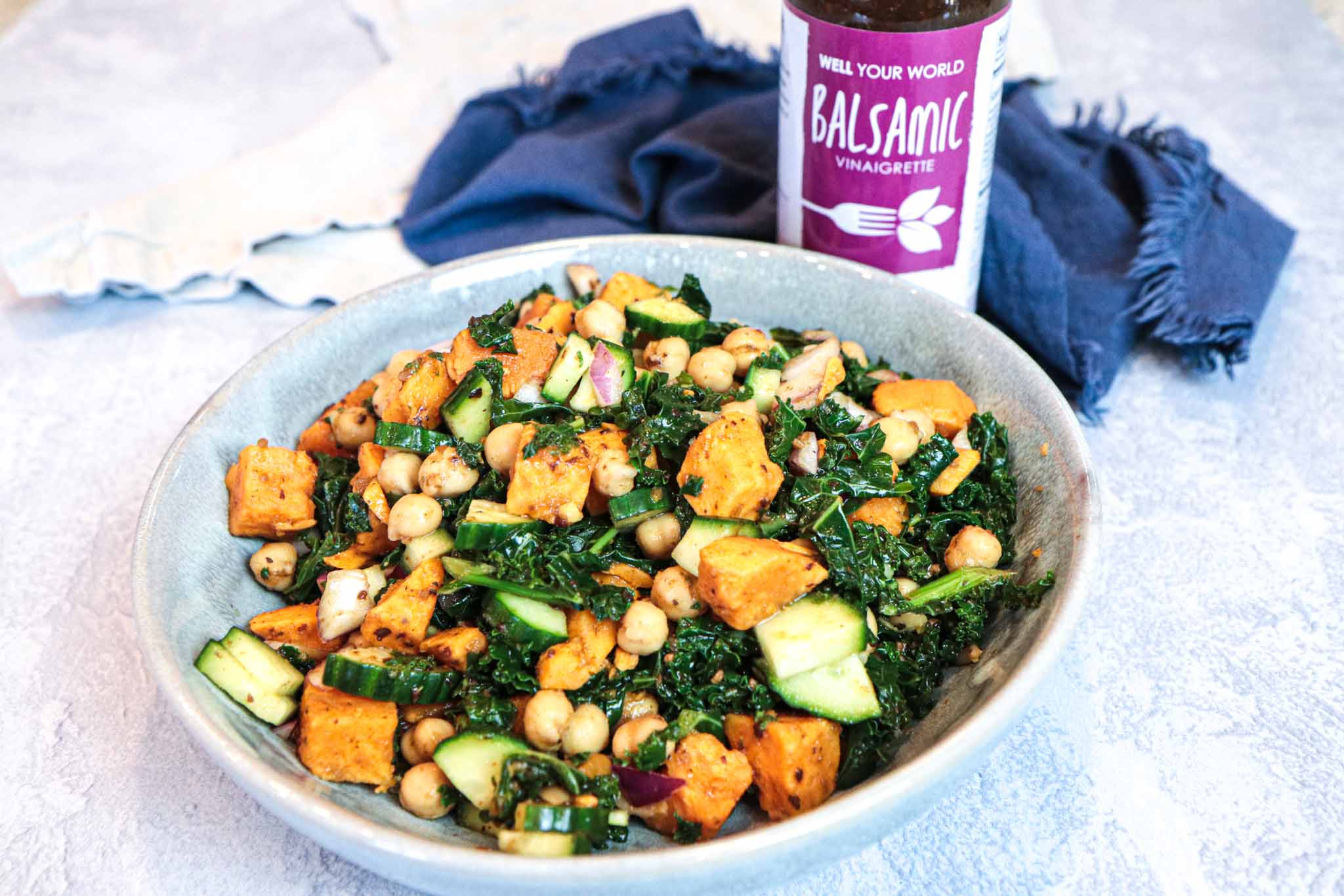 Sweet Potato Kale Salad