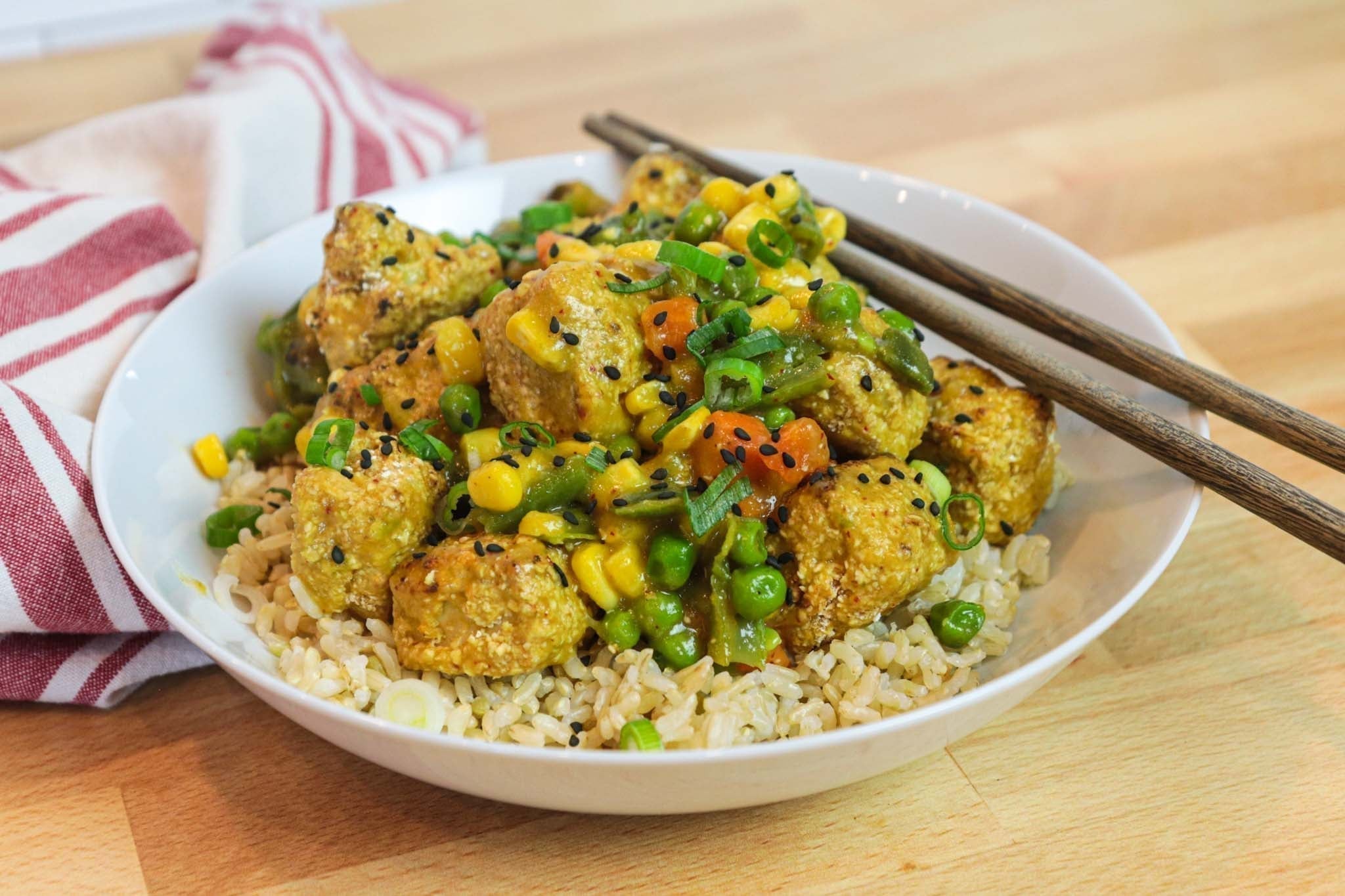 Orange Cauliflower Tofu