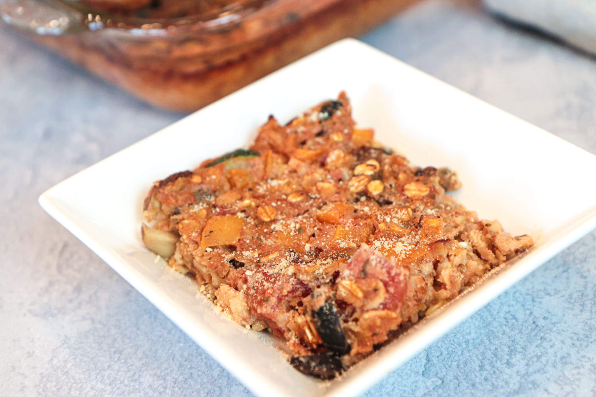 Pizza Oatmeal Bake Image