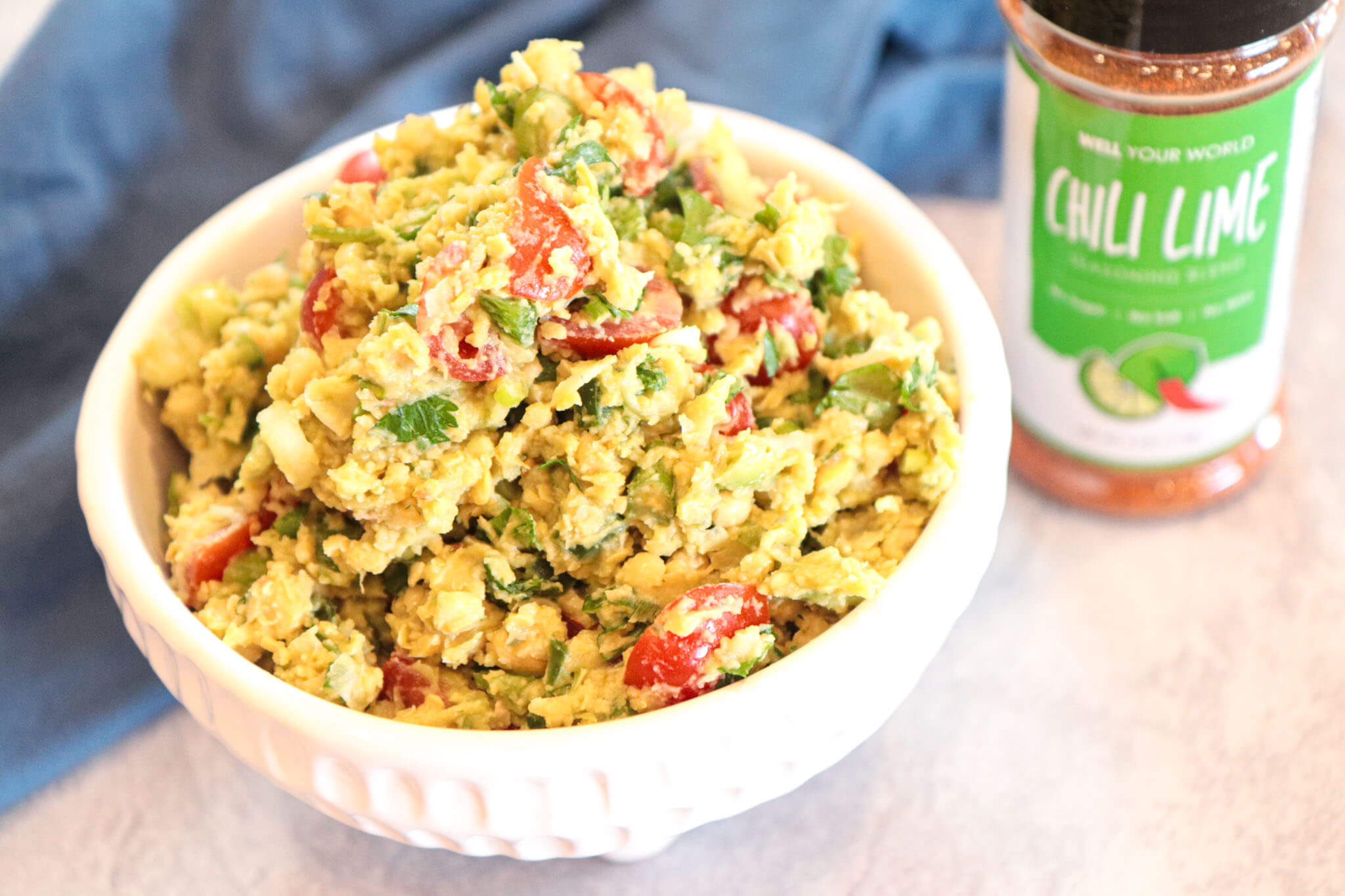 Smashed Chickpea Avocado Dip