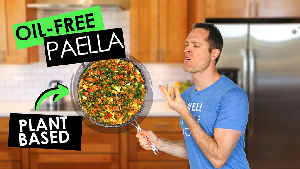 Vegan Oil Free Paella Recipe | Step By Step How To | Healthy