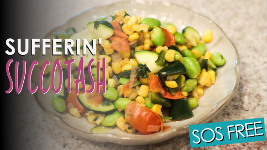 Easy Healthy Succotash Recipe | Vegan Oil Free