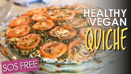 Easy Vegan Brunch! Polenta Veggie Quiche | Vegan Oil Free