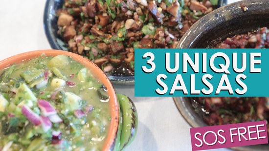 My three favorite SALSAS! - Vegan, Salt & Oil Free!