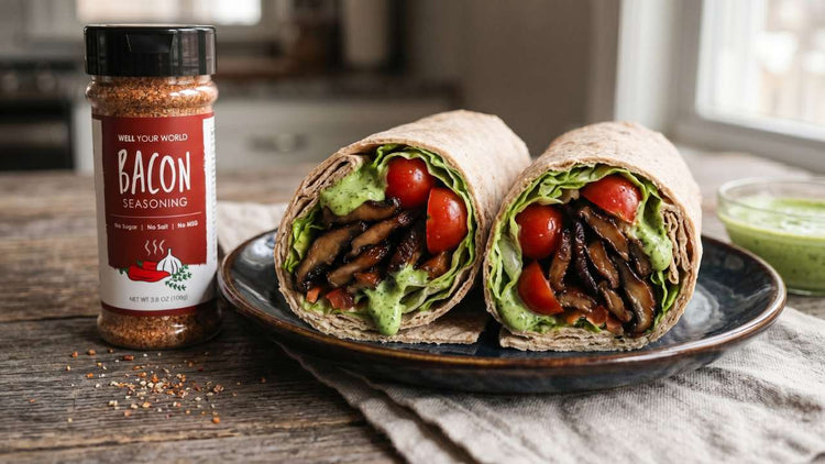 Mushroom BLT Wrap