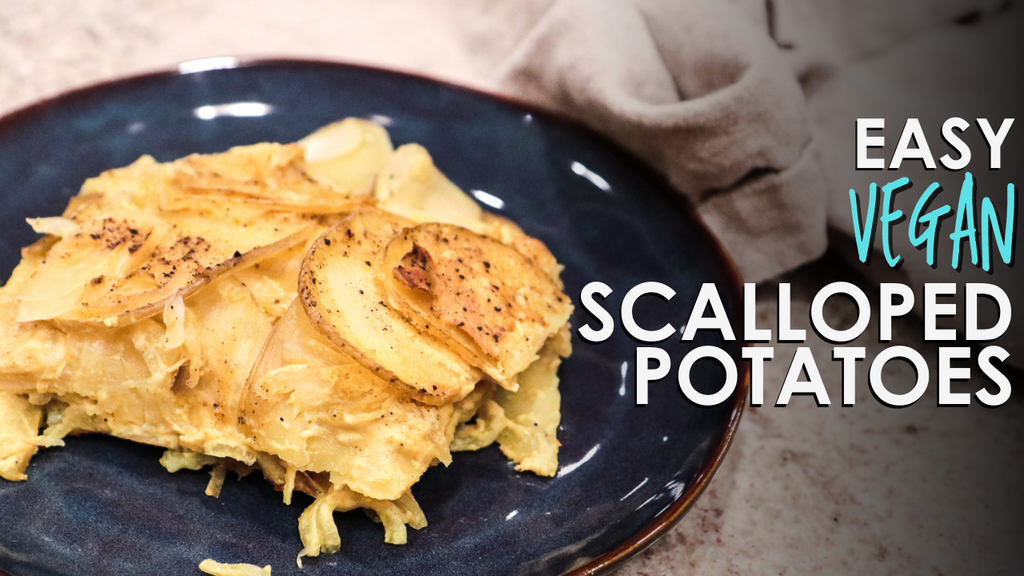 Easy Plant-Based Scalloped Potatoes - Oil Free