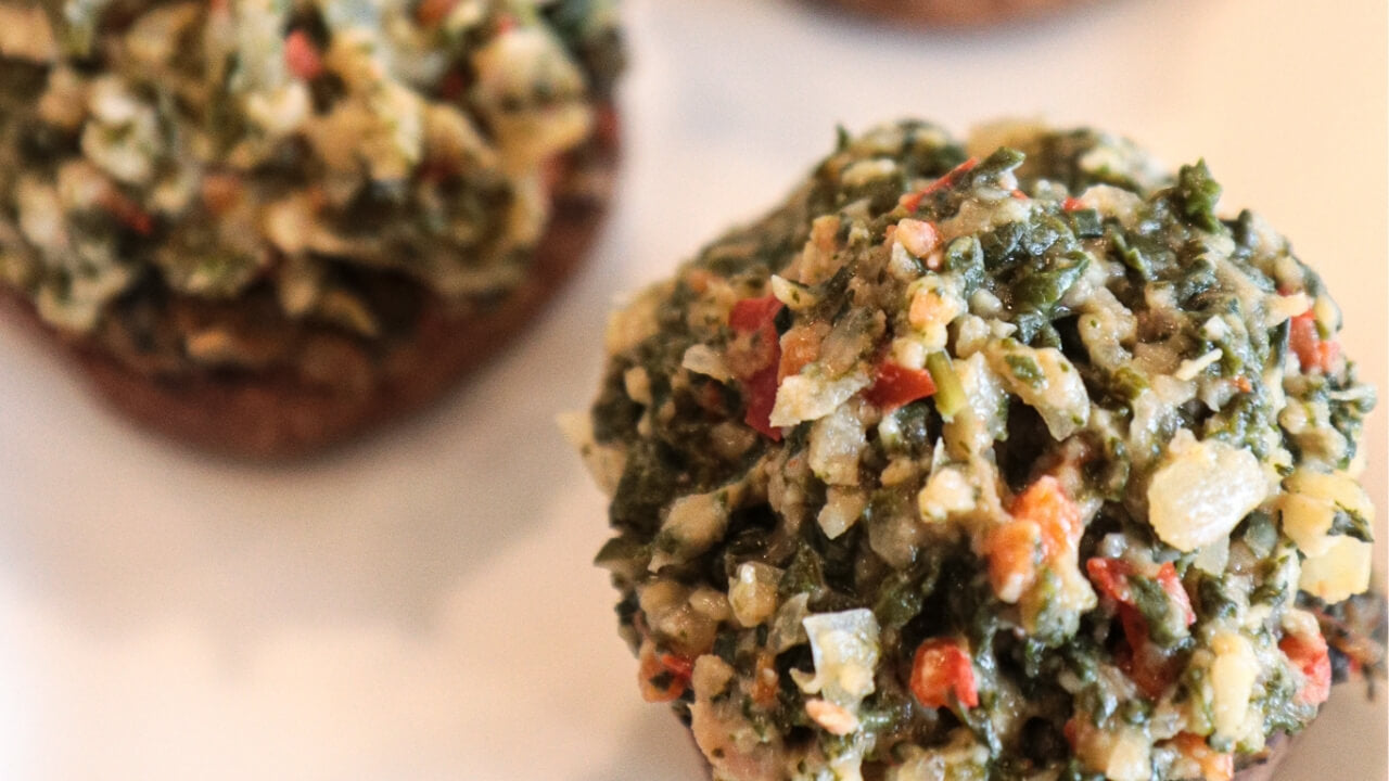 Spinach Stuffed Mushrooms