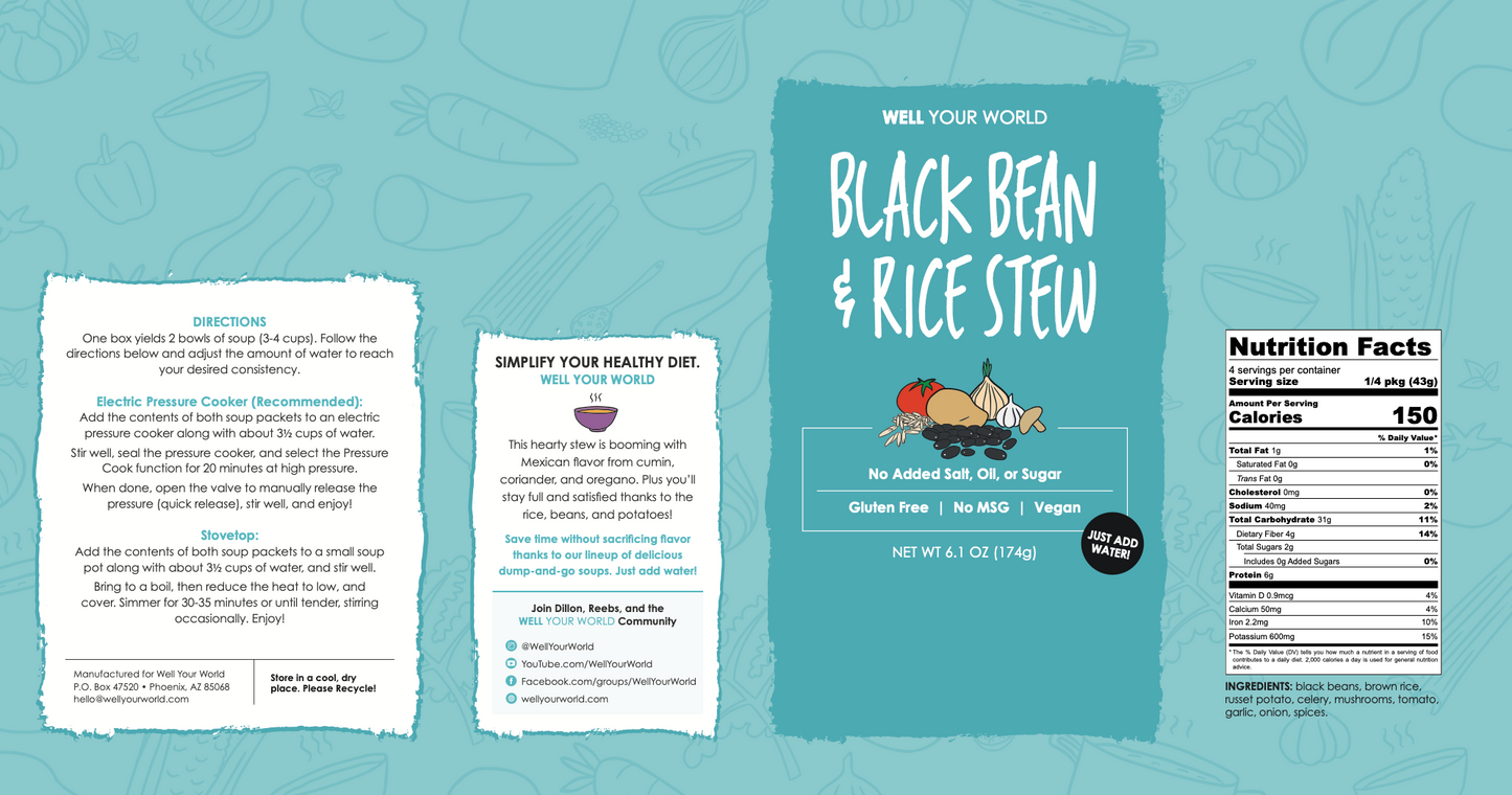 NEW Black Bean & Rice Stew