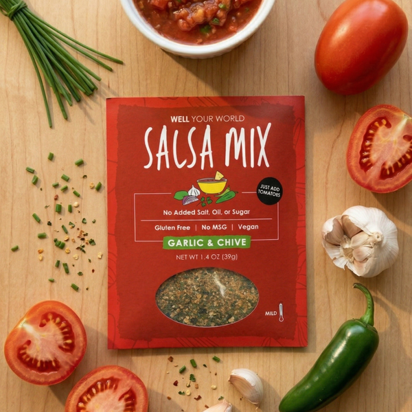 Salsa Mix - Garlic & Chive – Well Your World