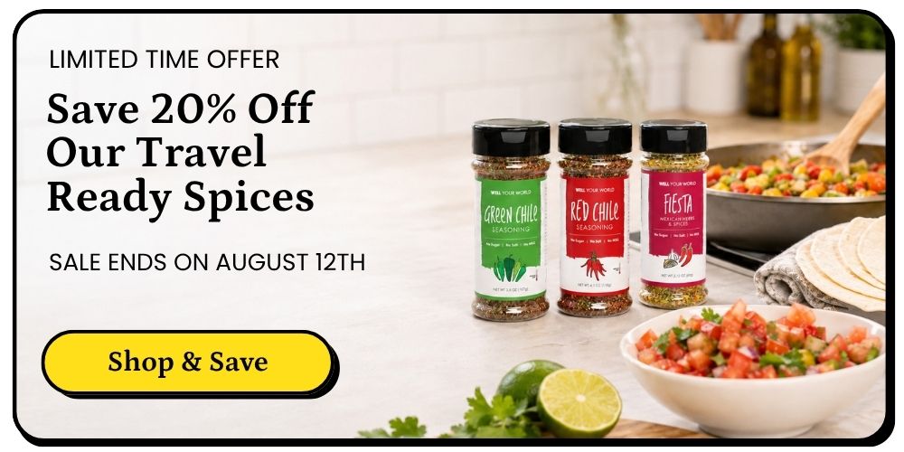 20% Off Travel Ready Seasonings