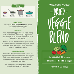 Dried Veggie Blend