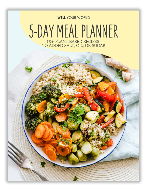 Download Our FREE 5 Day Meal Planner