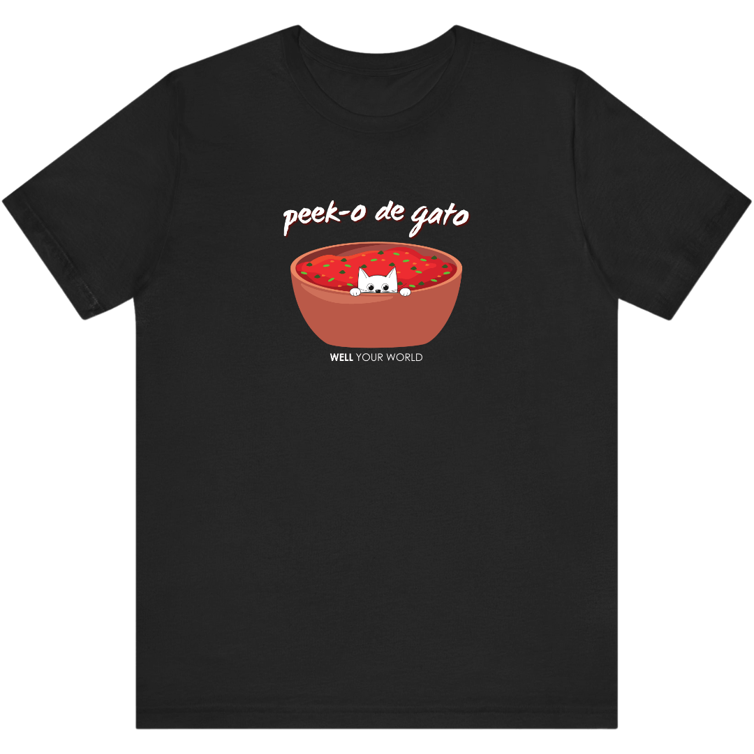 Peek-o de Gato Unisex T-Shirt