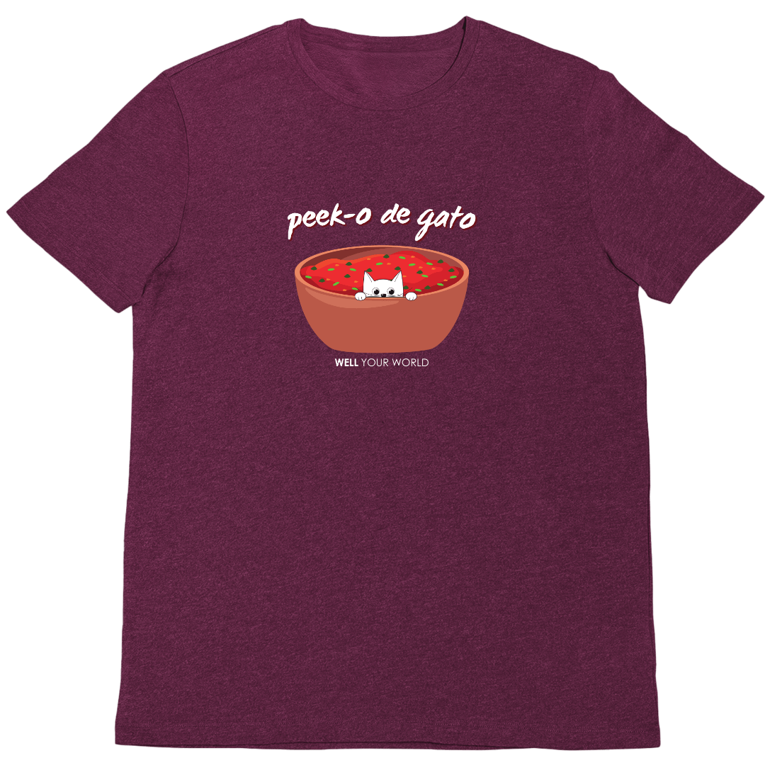 Peek-o de Gato Unisex T-Shirt