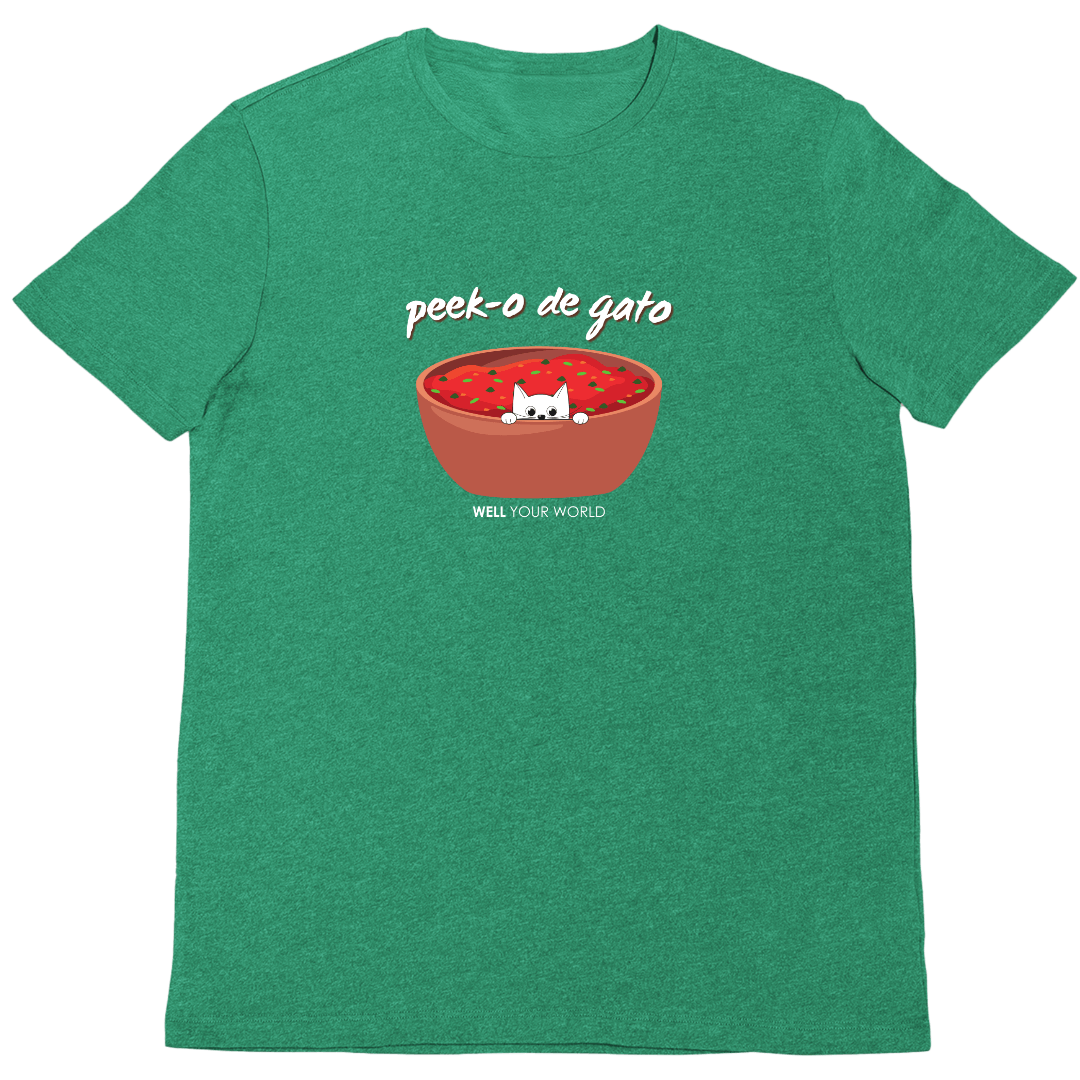 Peek-o de Gato Unisex T-Shirt
