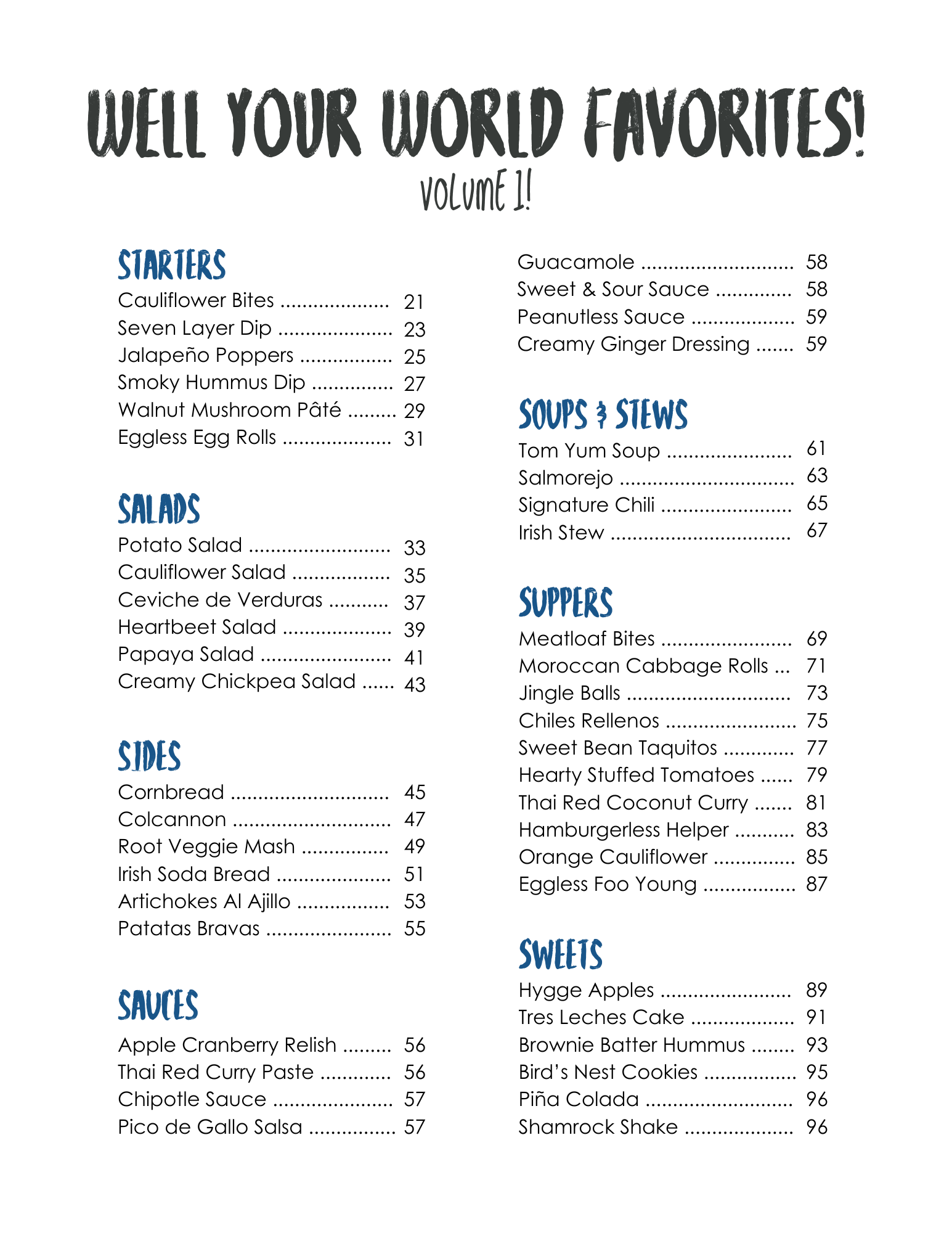 Well Your World Favorites Cookbook Bundle - Paperback & Digital
