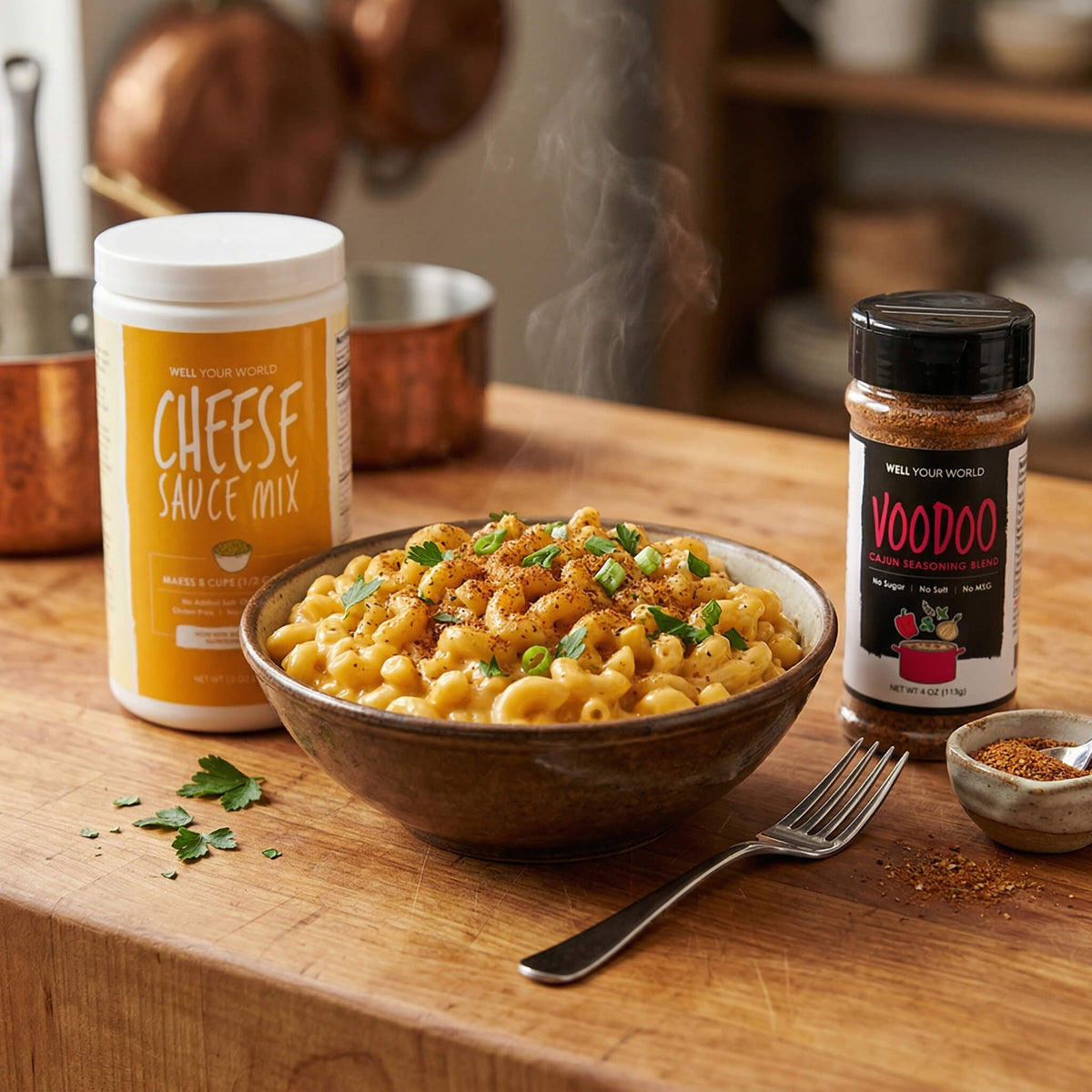 Cajun Mac & Cheese Night – Well Your World
