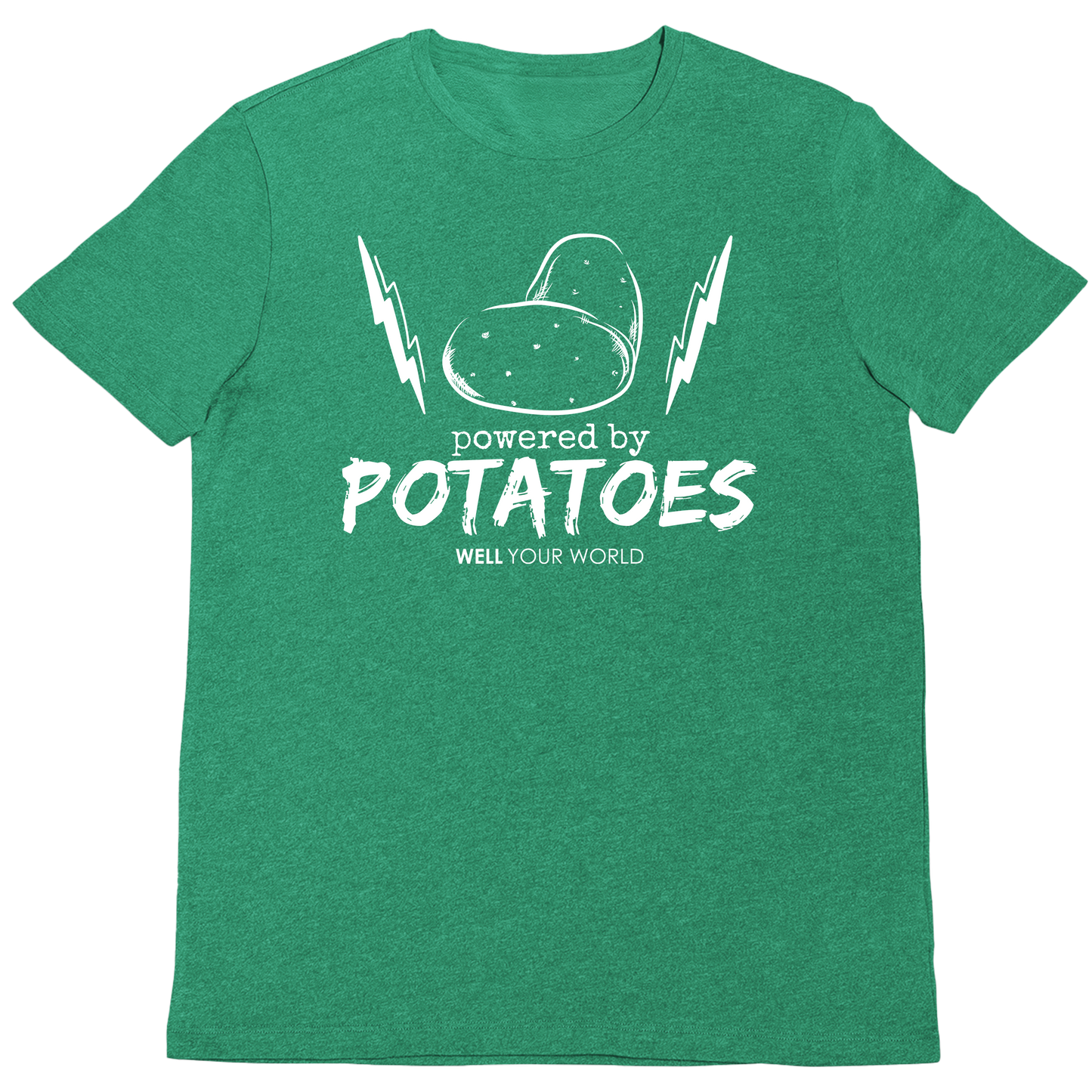 Powered By Potatoes Unisex T-Shirt