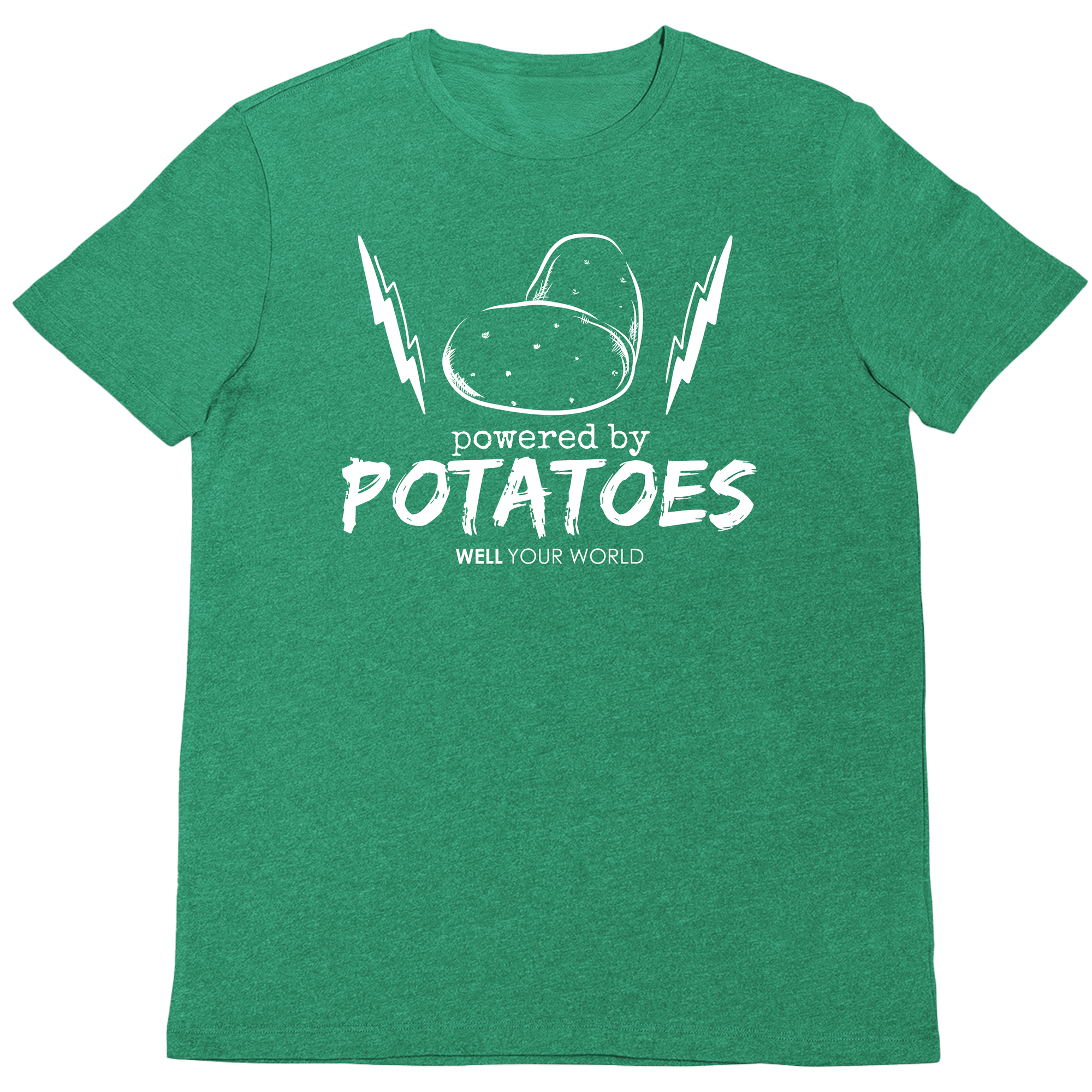 Powered By Potatoes Unisex T-Shirt