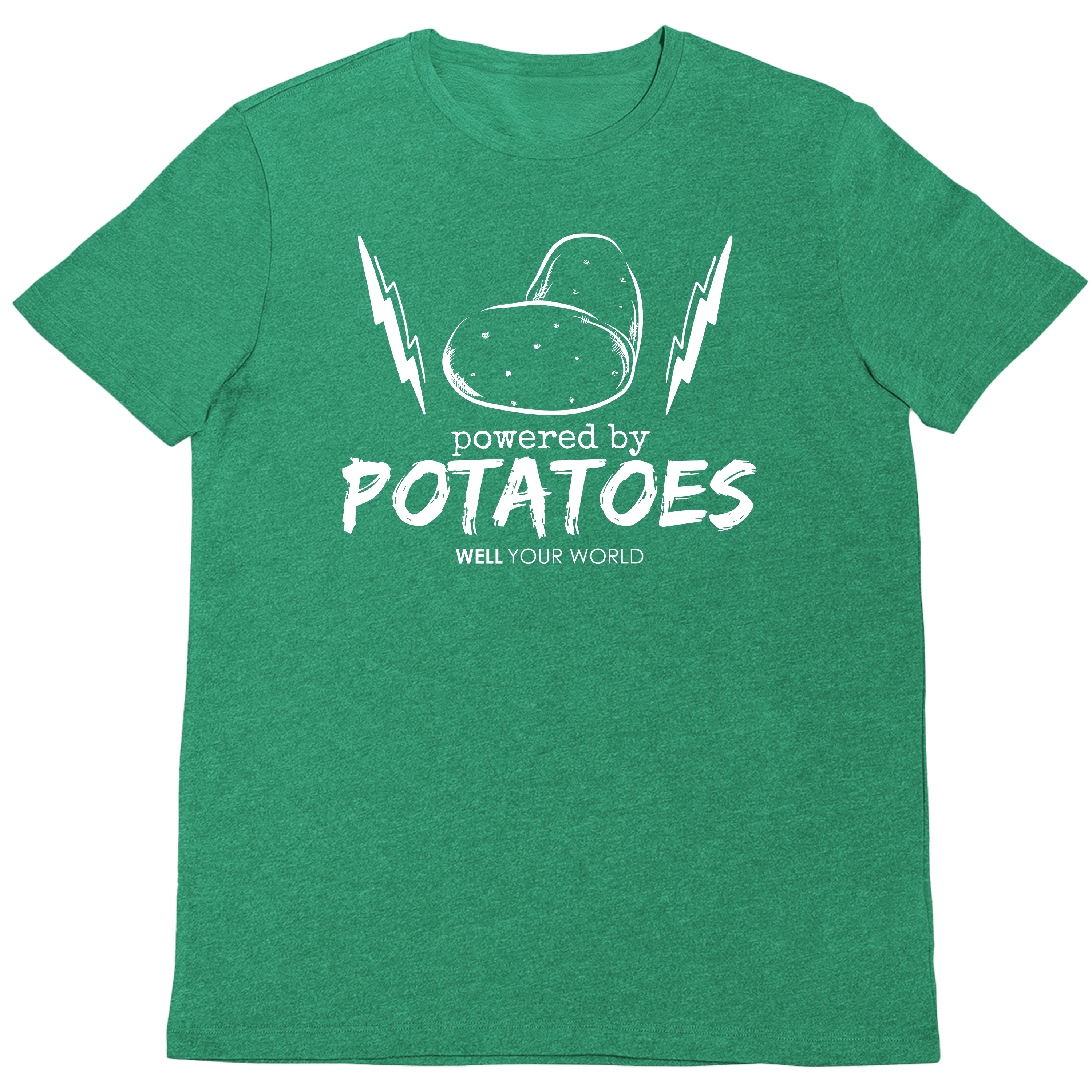 Powered By Potatoes Unisex T-Shirt