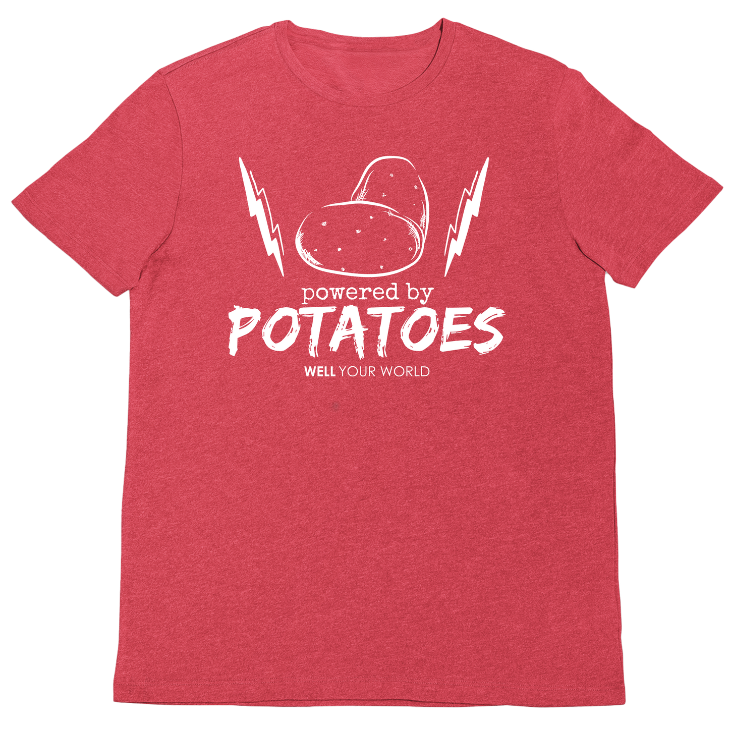 Powered By Potatoes Unisex T-Shirt