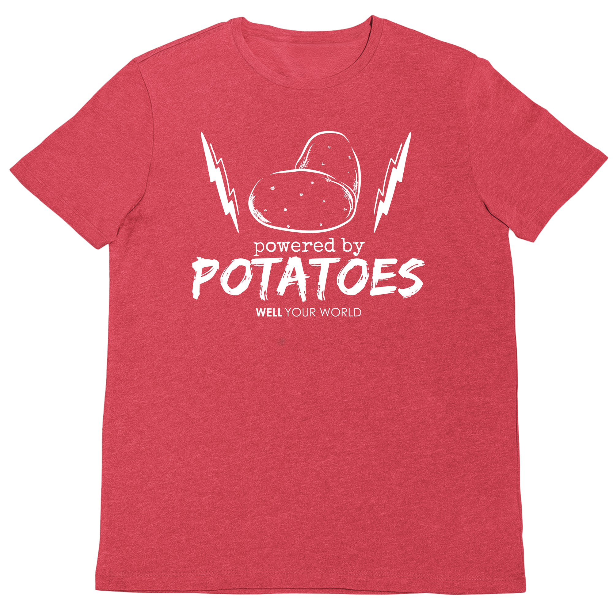 Powered By Potatoes Unisex T-Shirt