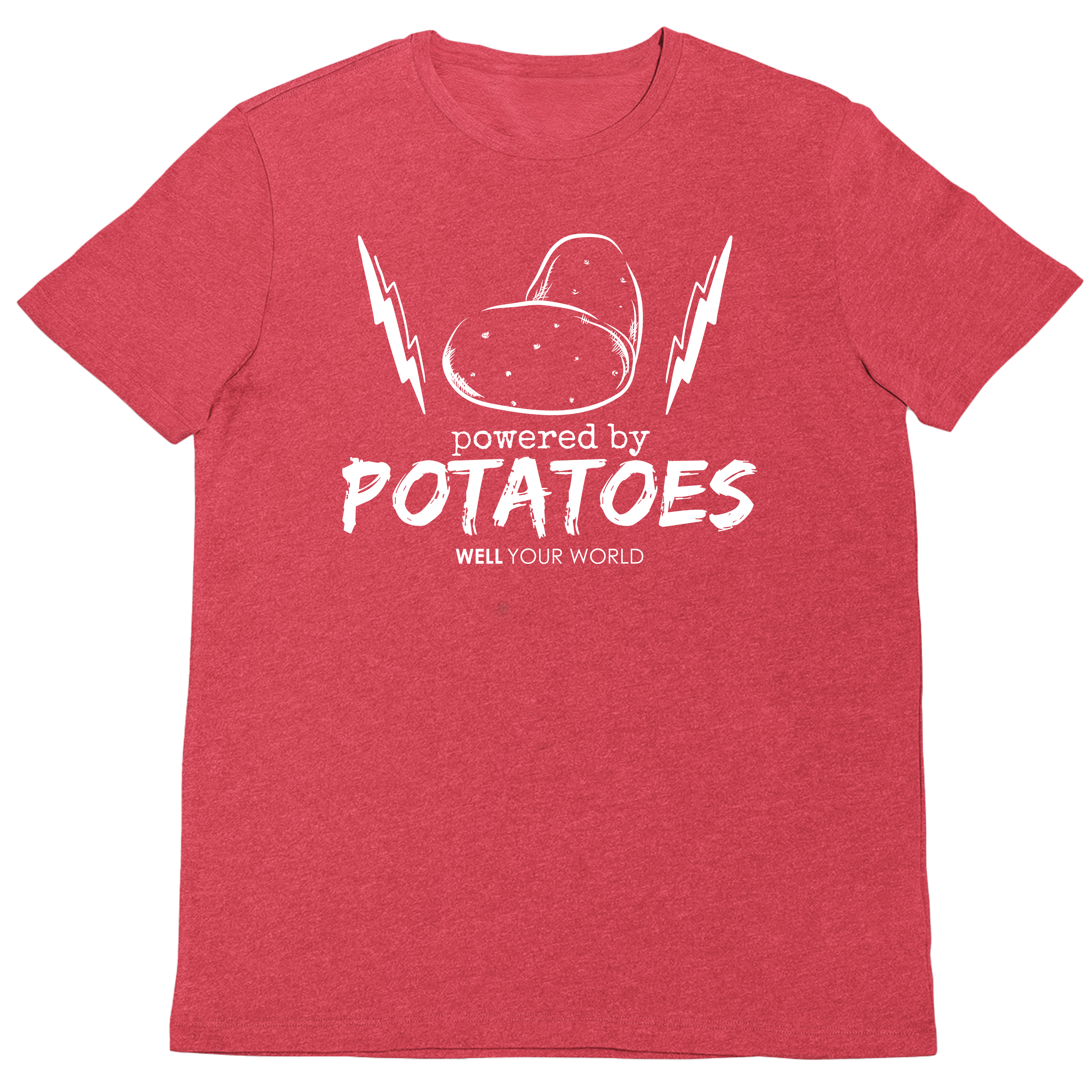 Powered By Potatoes Unisex T-Shirt