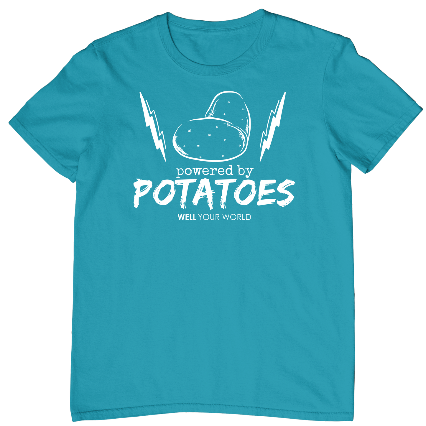 Powered By Potatoes Unisex T-Shirt