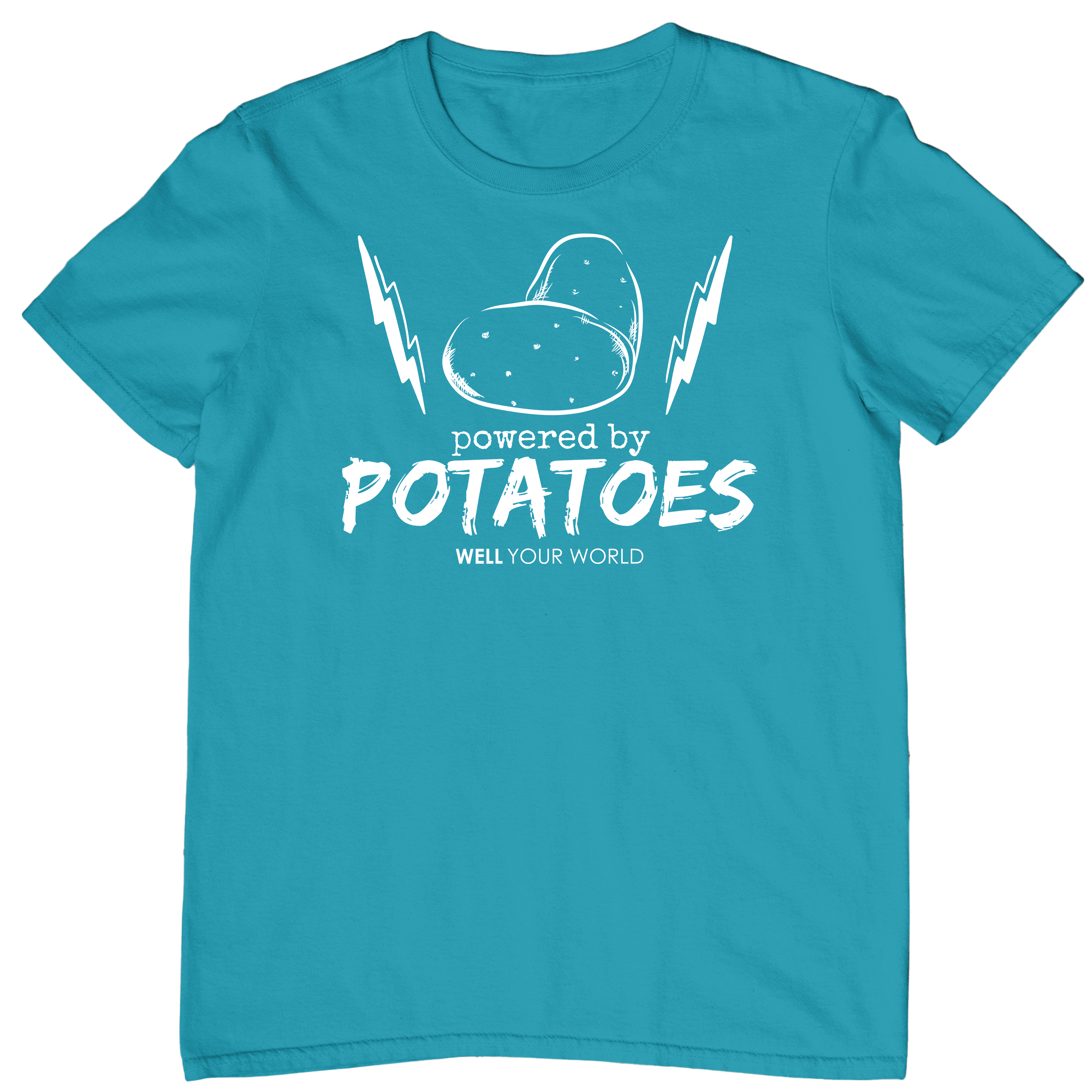 Powered By Potatoes Unisex T-Shirt