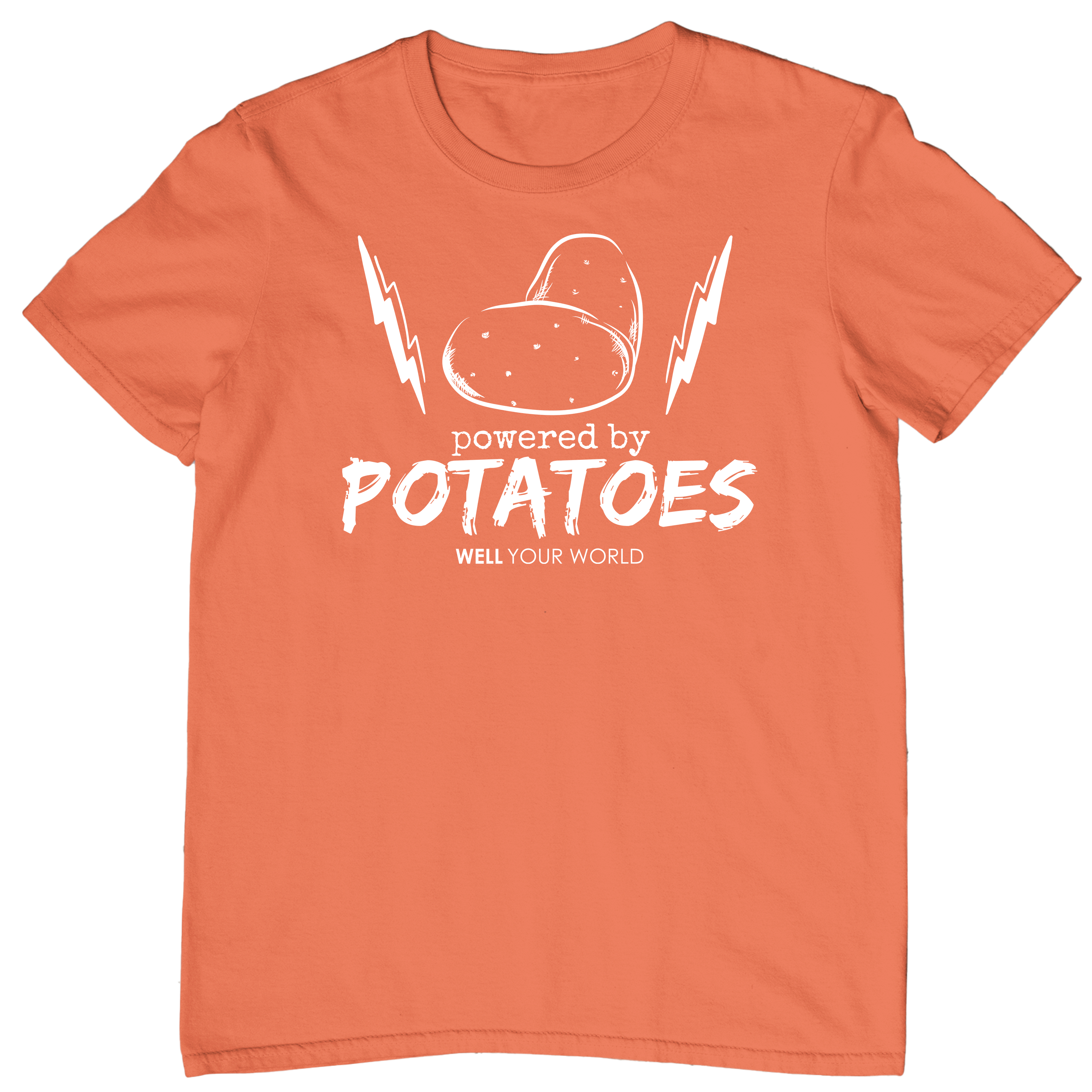 Powered By Potatoes Unisex T-Shirt