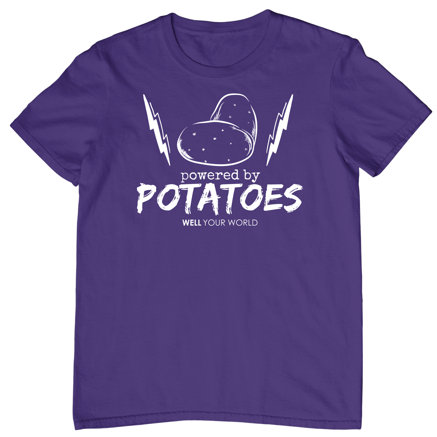 Powered By Potatoes Unisex T-Shirt