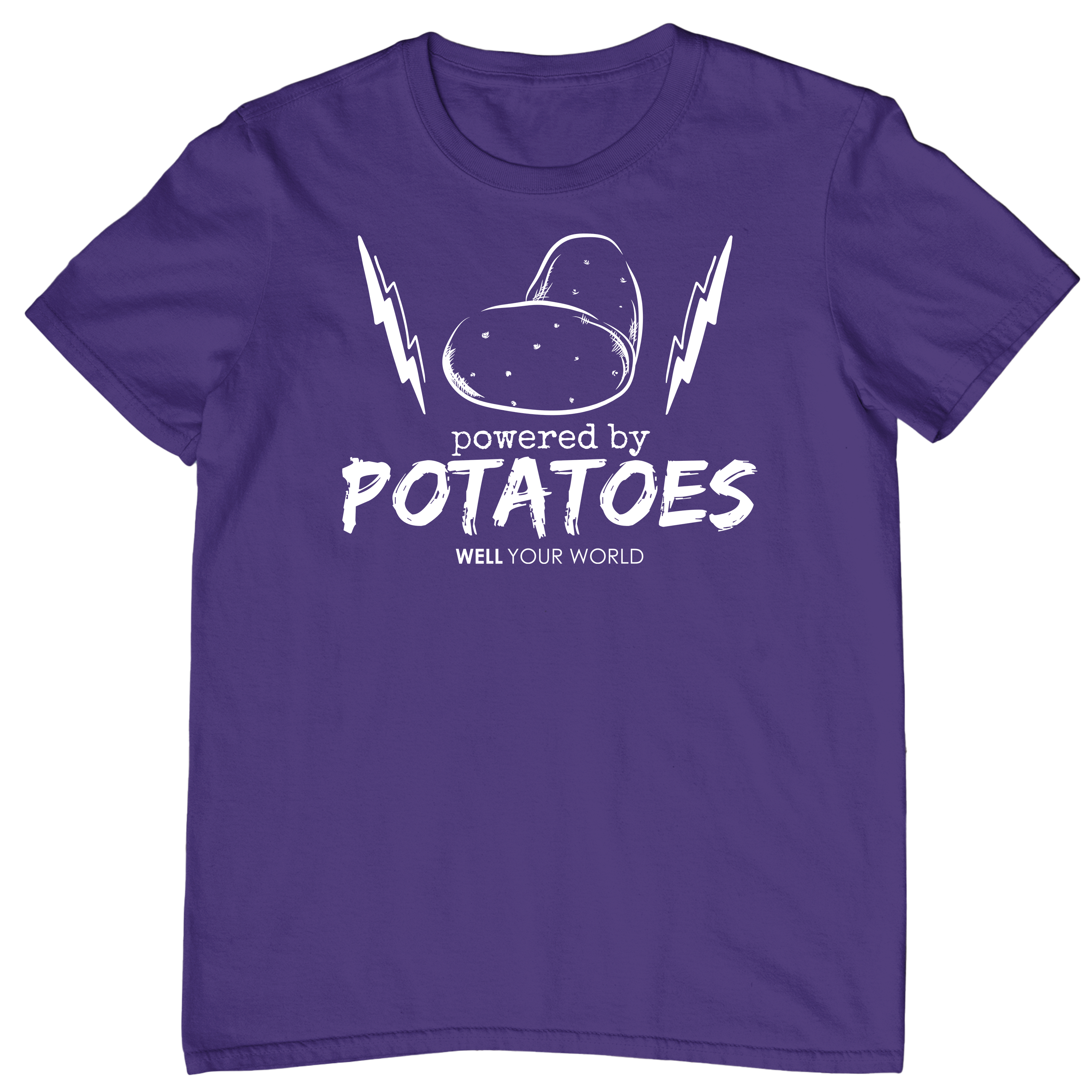 Powered By Potatoes Unisex T-Shirt