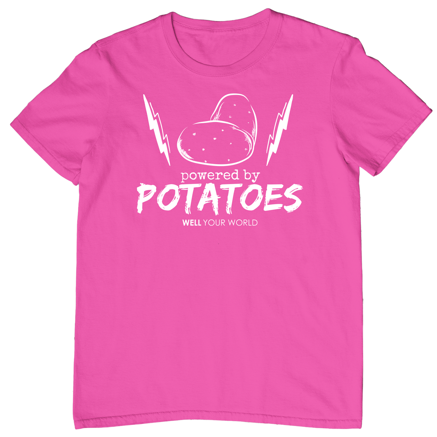 Powered By Potatoes Unisex T-Shirt