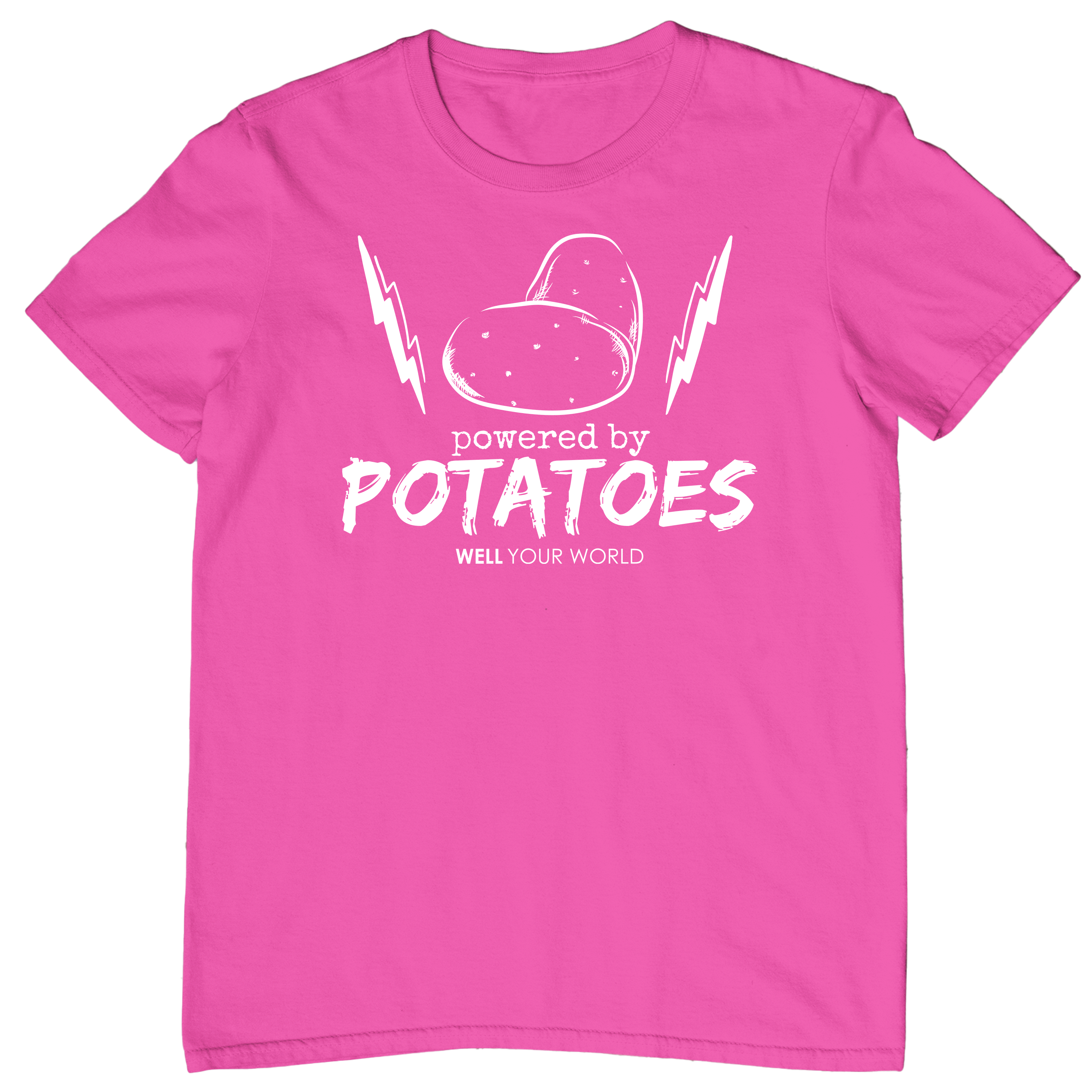 Powered By Potatoes Unisex T-Shirt